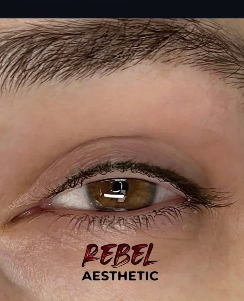 Permanent makeup result at Rebel Aesthetics in New Jersey.