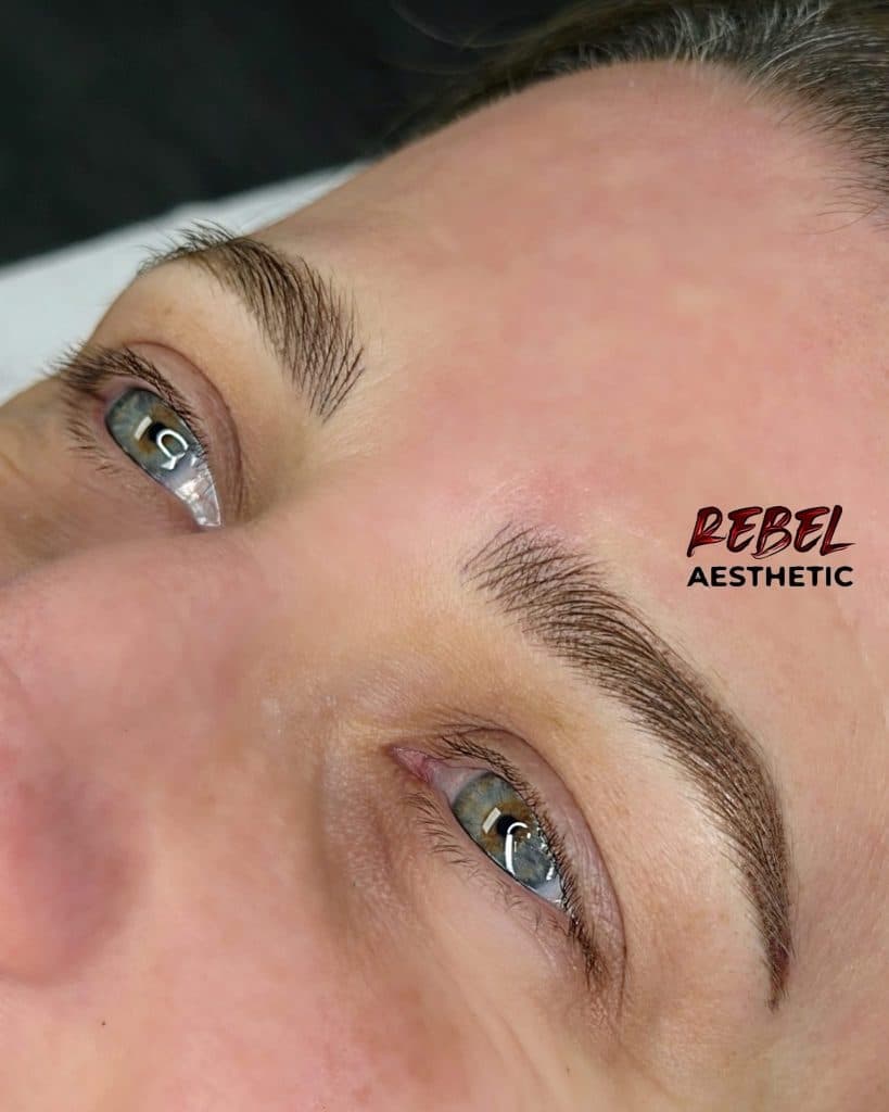 Permanent makeup result at Rebel Aesthetics in New Jersey.