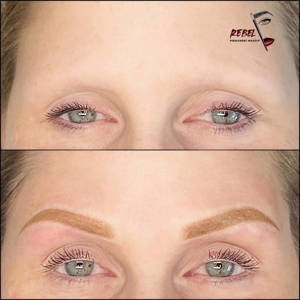 Permanent makeup result at Rebel Aesthetics in New Jersey.