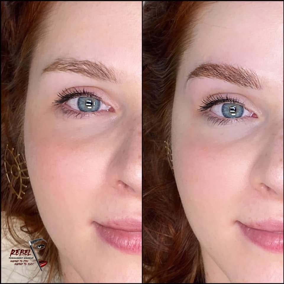 Permanent makeup result at Rebel Aesthetics in New Jersey.