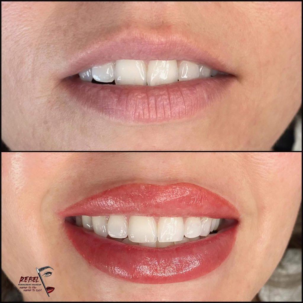 Permanent makeup result at Rebel Aesthetics in New Jersey.
