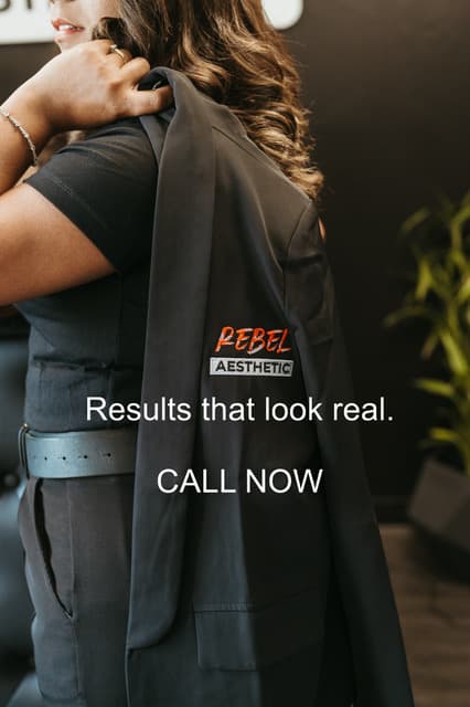 Rebel Aesthetic. Results that look real. Call now.