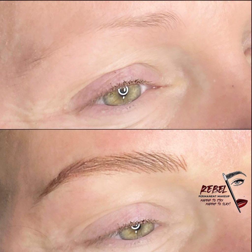 Permanent makeup result at Rebel Aesthetic