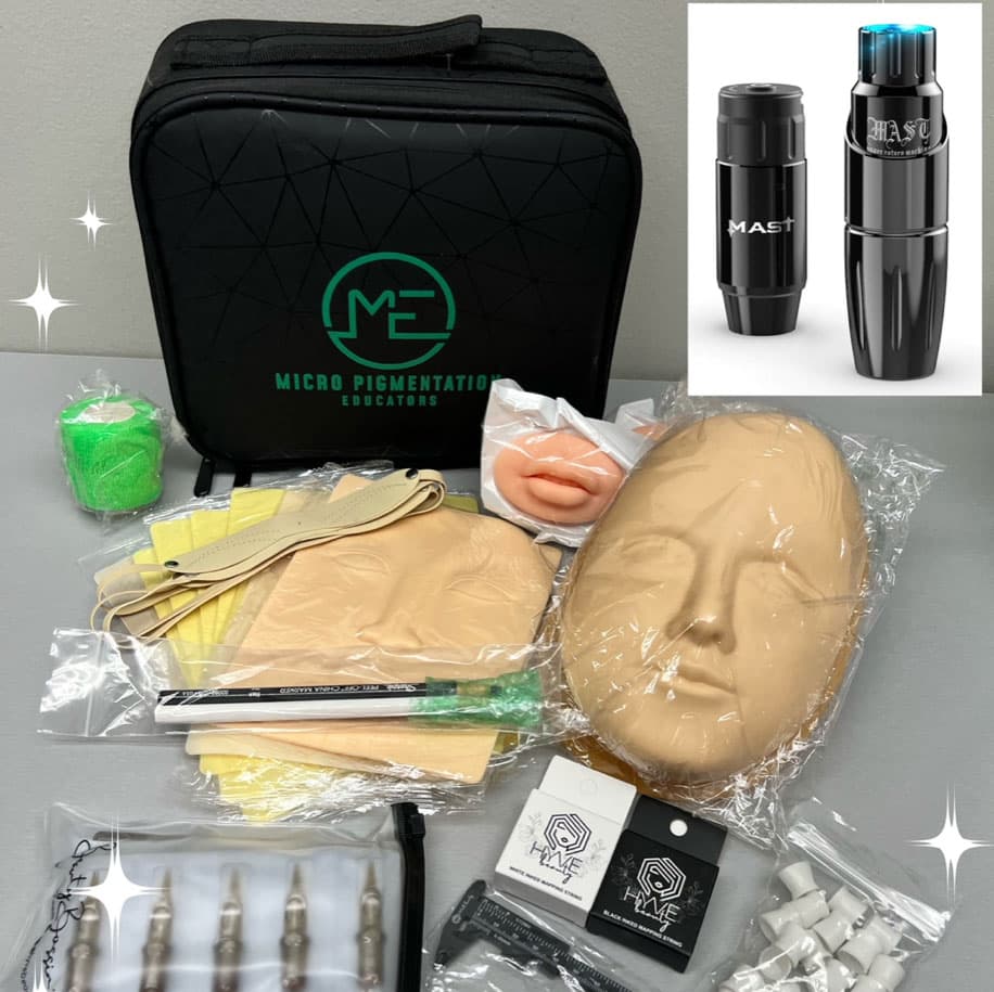 Student permanent makeup kit at Rebel Aesthetic Academy